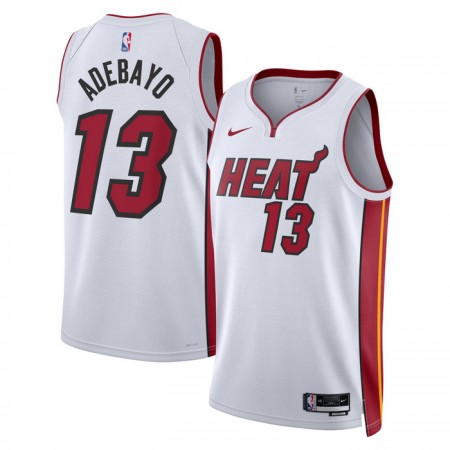 Camiseta Hombre NBA Miami Heat Bam Adebayo 13 2022-23 Nike Association Edition Blanco Swingman